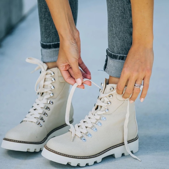 Vici Collection Sweeney Canvas Lace Up 